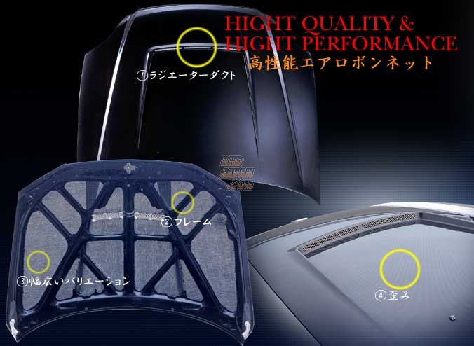 Shift Sports Aero Bonnet FRP - RS13 RPS13