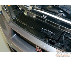 Nismo Omori Factory Z-Tune Radiator Cover Cooling Panel Dry Carbon Fiber - BNR34
