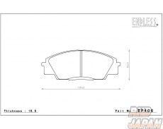 Endless Brake Pads Full Set Type MX72 - S2000 AP1 AP2