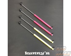 Kunny's Bonnet Damper Set For OEM Bonnet Yellow - JZX90 JZX100
