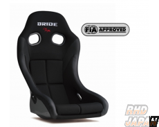 BRIDE ZIEG IV Wide Low Max Full Bucket Seat - Black FRP Shell