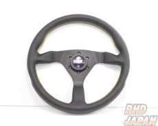 Works Bell WB Steering Wheel Type III - Yellow Stitch