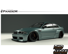 T.R.A.-Kyoto Pandem Full Aero Wide Body Kit - BMW 3 Series E46