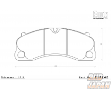 Endless Ewig Front Brake Pads Type MX72 Plus - Porsche 911 991 Turbo GT3