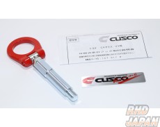 CUSCO Folding Tow Hook Rear - Lexus LBX GAYA16 GR Yaris MXPA12 GXPA16 Yaris KSP210 MXPA10 MXPA15