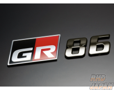 Grazio & Co Solid Color Emblem Rear 86 Logo Black Chrome - GR86 ZN8