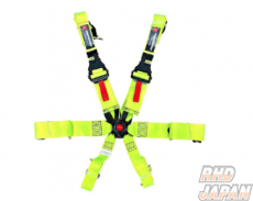 HPI 6-Point Competition Gear Racing Harness Seat Belt - Fluorescent Yellow