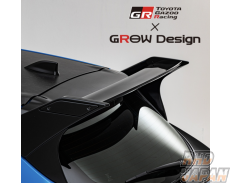 Grow Motorsports Grow Design Rear Wing Spoiler Black FRP - GR Corolla GZEA14H