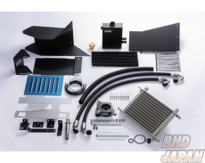 HKS Oil Cooler Kit S Type Black - Civic Type-R FK8