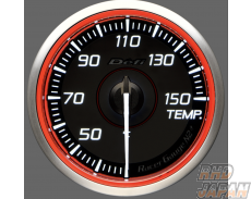 Defi Racer Gauge N2 Plus Temperature 52mm - Red