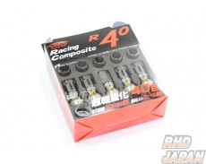 Kyo-Ei Racing Composite R40 Glorious Black Lock & Nut Set - M12xP1.25