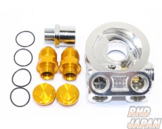 Trust GReddy Engine Oil Block Adapter Type E - 3/4x16UNF AN10