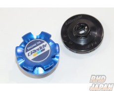 Trust Greddy Engine Oil Filler Cap B-Type Blue - Subaru M42 X P4.5