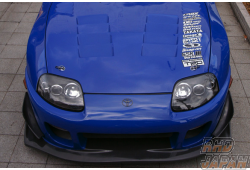 Max Racing Front Bumper Canard Set Carbon Fiber - Supra JZA80