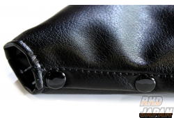 Garage Active Side Brake Boot Black Stitch - BNR34