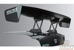 VOLTEX GT Wing Type 2 - 1700X245mm Wet Carbon Type-B End Plate Standard Mount Trunk Base Clear Coat - AP2