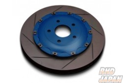 Biot Gout Brake Rotor Set Rear D-Nut 3 Piece Dark Blue - Fairlady Z Z34 Opposing Type Caliper