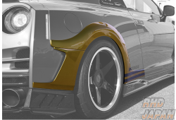 Top Secret Rear Over Fender Carbon - GT-R R35 from MY17