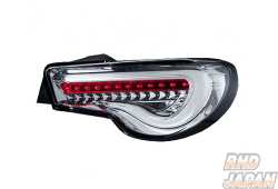 Valenti Jewel LED Tail Light Set TRAD Sequential Winker Clear/Chrome - BRZ ZC6 86 ZN6