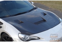 Arise Motor Sports Class A Cooling Aero Bonnet Wet Carbon Fiber - BRZ ZC6 86 ZN6