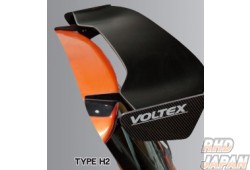 VOLTEX GT Wing Type H2 Wet Carbon 1140mm End Plate A Type - EG6