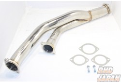 Midori Seibi Center Front Pipe SUS 80mm - BCNR33
