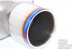 Midori Seibi Center Silent High Power NR Titanium 80mm Muffler Double Tip - BNR32 BCNR33 BNR34