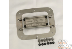 Roadhouse Fuel Lid Protector Full Stainless D:5 Mivec Logo - Delica D:5 CV1W CV2W CV4W CV5W