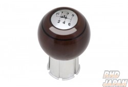 Real Shift Knob Line Dark Brown Wood - ND5RC