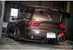 Car Shop GLOW Custom LED Tail Lights Smoked - FD3S