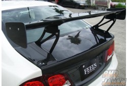 Feel's 3D Carbon GT Wing Rear Spoiler 1530mm Twill Weave Carbon Bracket - Civic Type-R FD2