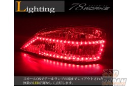 78 Works LED Tail Lamp Version 3 Red Smoke - S15