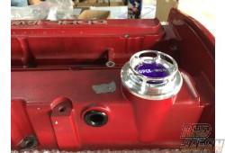 Super Now Super Light Oil Filler Cap - Blue Toyota M37 X P3.0