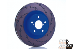 Endless E-Slit Brake Rotor Rear Blue Left - JZX90 JZX100