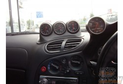 Border Tri-Eye Onboard Meter Panel No Hole Center - FD3S