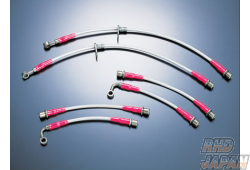 STI Brake Line Steel Mesh Hose Set - BE# BH#