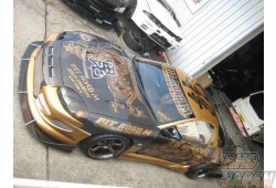 Pit Road M Hachimaki Window Sticker Gold - GTO Z15A Z16A