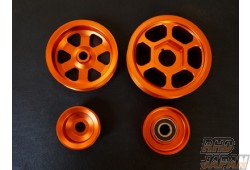 Seeker 4 Pulley Set Blue - Civic Type-R FD2 K20A Type-R