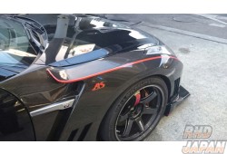 Auto Select Front Wide Fenders Full Carbon - GT-R R35