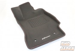 K2 Gear 3D Design Floor Mat Set Red Stitch - VMG VMG VAG