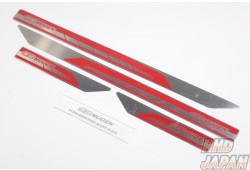 Mugen Door Scuff Plate Red - FC1 FK7 FK8