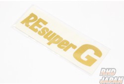 RE-Amemiya 14cm Super G Sticker - Gold