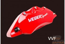 Weber Sports Brake Caliper Cover Set Front - Type VVF Red