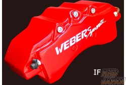 Weber Sports Brake Caliper Cover Set Front - Type IF Red
