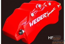Weber Sports Brake Caliper Cover Set Front - Type HF Red