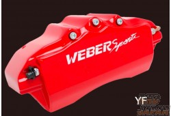 Weber Sports Brake Caliper Cover Set Front - Type YF Red