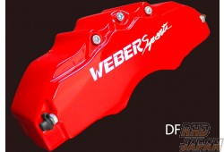 Weber Sports Brake Caliper Cover Set Front - Type DFF Red