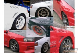 Live Sports Wide Fenders Guards Wings White Gel - EP82