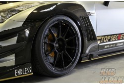 Top Secret Front Wide Fender Set Carbon Fiber Version A - GT-R R35 ~MY17