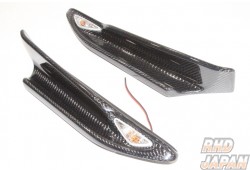 Pro Composite Fender Canard Set Type-2 Carbon Fiber - ZC6